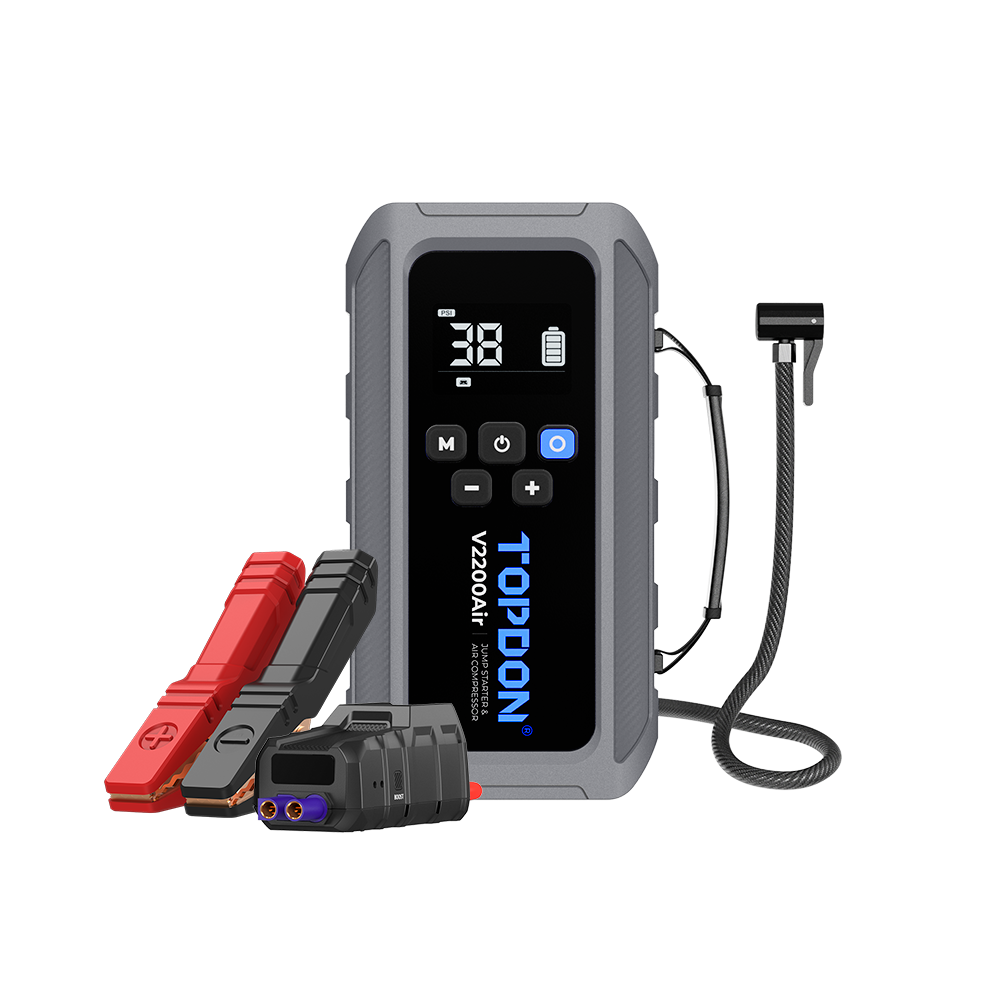 TOPDON V2200AIR External Battery (with Jump Start and Air Pump Functions)