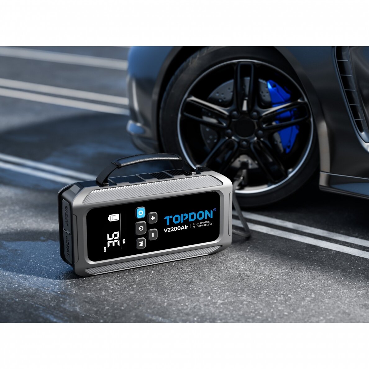 TOPDON V2200AIR External Battery (with Jump Start and Air Pump Functions) 3