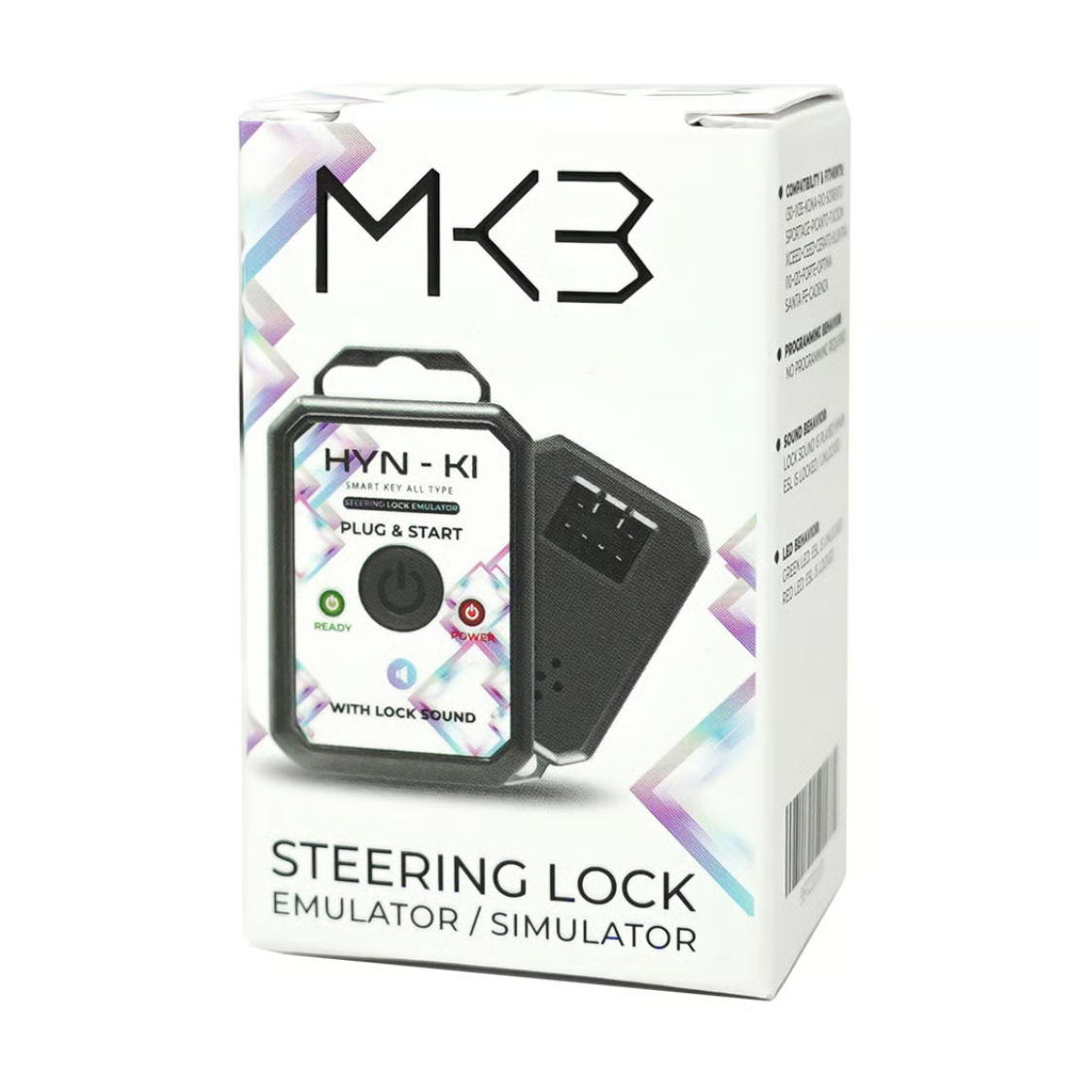Kia / Hyundai Smart Key ESL / ELV Steering Lock Emulator with Original Connector and Lock Sound 3 Kia / Hyundai Smart Key ESL / ELV Steering Lock Emulator with Original Connector and Lock Sound 3