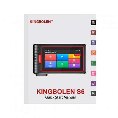 Kingbolen S6 universali diagnostikos įranga 4