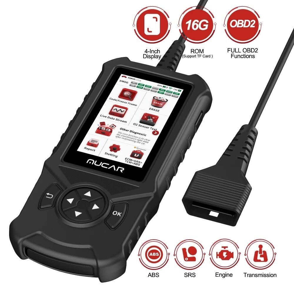 MUCAR CDE900 – OBD2 diagnostikos įrenginys automobiliams MUCAR CDE900 – OBD2 diagnostikos įrenginys automobiliams