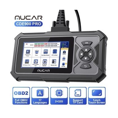 MUCAR CDE900PRO universali diagnostikos įranga MUCAR CDE900PRO universali diagnostikos įranga