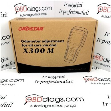 OBDSTAR X300M / Odometrų programavimo įranga 1