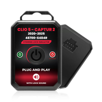 Renault Clio 5 / Captur 2 2020–2025 ESL / ELV Steering Lock Emulator – with Lock Sound – No Programming Required Renault Clio 5 / Captur 2 2020–2025 ESL / ELV Steering Lock Emulator – with Lock Sound – No Programming Required