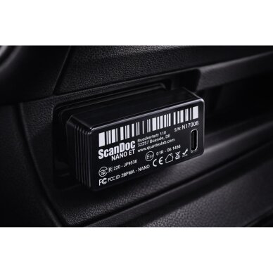 ScanDoc Nano ET profesionali universali diagnostikos įranga – J2534, DoIP/ENET, WiFi, Bluetooth 2