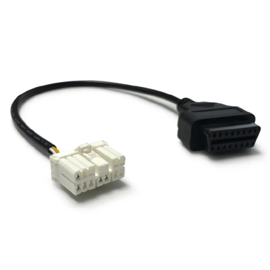 Tesla Model S / Model X OBD Adapter Cable (12-Pin to OBD2) Tesla Model S / Model X OBD Adapter Cable (12-Pin to OBD2)