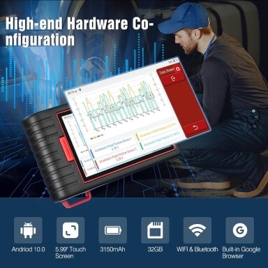 Thinkcar Thinkscan MAX 2 universali bevielė diagnostikos įranga su planšete Thinkcar Thinkscan MAX 2 universali bevielė diagnostikos įranga su planšete
