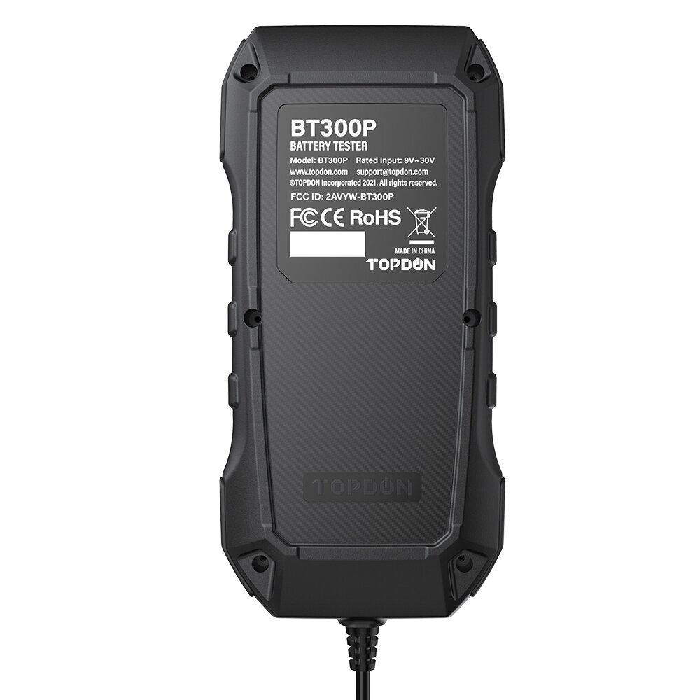 Topdon BT300P akumuliatorių testeris 2