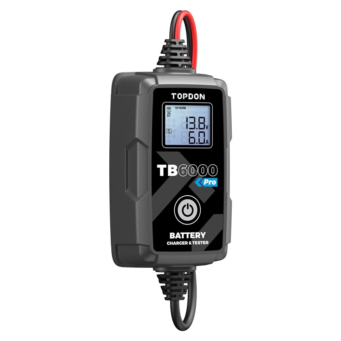 TOPDON TB6000Pro – Smart Battery Charger & Tester with Bluetooth 3