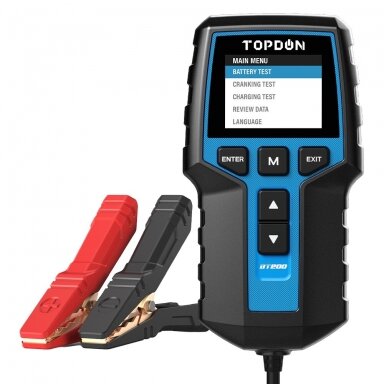 Topdon BT200 akumuliatorių testeris Topdon BT200 akumuliatorių testeris