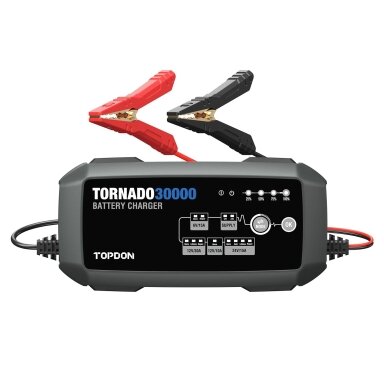 TOPDON Tornado30000 – Universal 6V / 12V / 24V Smart Charger (Up to 30A) TOPDON Tornado30000 – Universal 6V / 12V / 24V Smart Charger (Up to 30A)