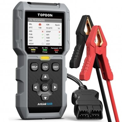 Topdon ArtiLink AL500B OBD skaitytuvas + akumuliatoriaus testeris Topdon ArtiLink AL500B OBD skaitytuvas + akumuliatoriaus testeris