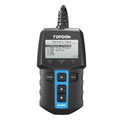 TOPDON BT100 – akumuliatorių testeris 3