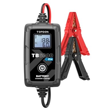 TOPDON TB6000Pro – Smart Battery Charger & Tester with Bluetooth TOPDON TB6000Pro – Smart Battery Charger & Tester with Bluetooth