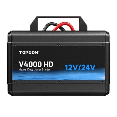 TOPDON V4000 HD – Professional 12 V / 24 V Jump Starter (4000 A) 1 TOPDON V4000 HD – Professional 12 V / 24 V Jump Starter (4000 A) 1