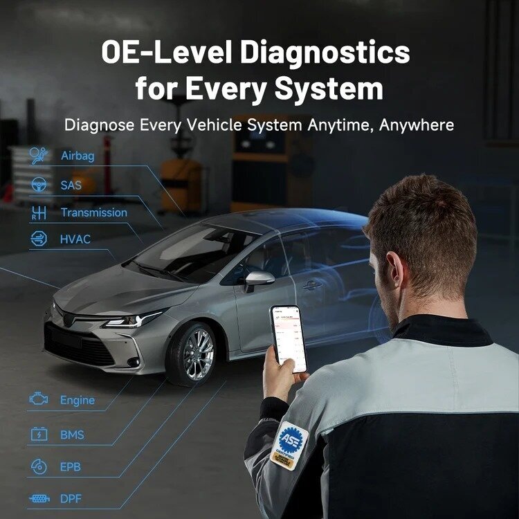 TOPDON TopScan Master – profesionali Bluetooth diagnostikos įranga Android / iOS 3