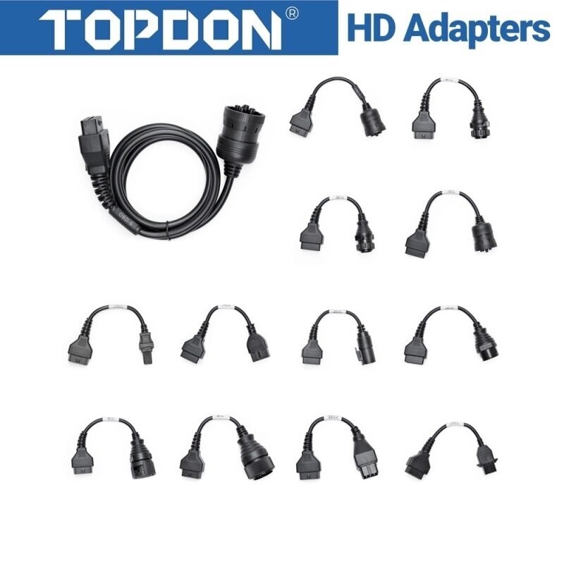 Topdon HD Kit – Diagnostikos rinkinys sunkiasvorėms transporto priemonėms 1 Topdon HD Kit – Diagnostikos rinkinys sunkiasvorėms transporto priemonėms 1
