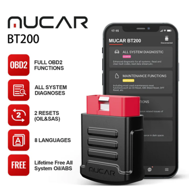 Universali diagnostikos įranga THINKCAR MUCAR BT200 PRO