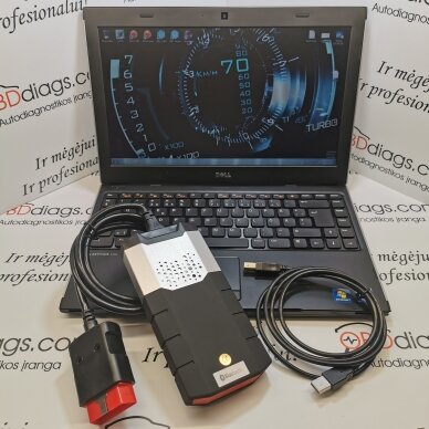 Universali diagnostikos įranga su nešiojamu kompiuteriu