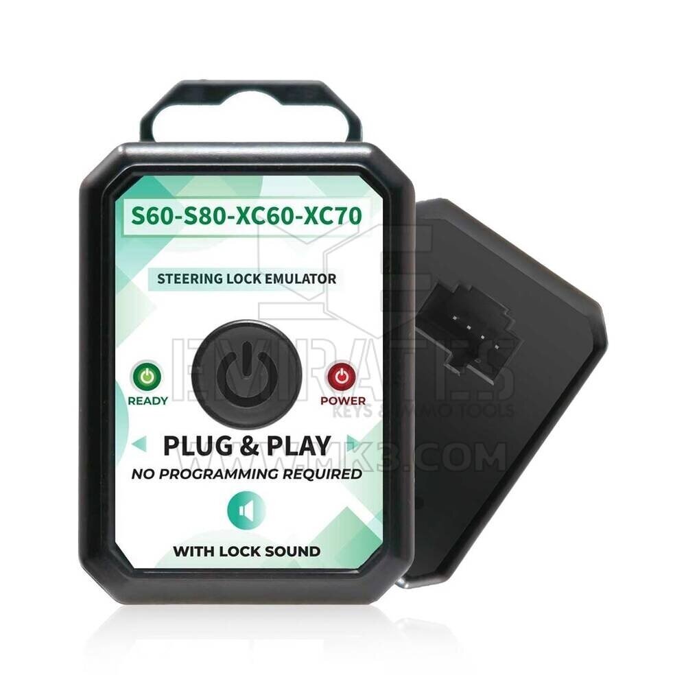Volvo S60 / S80 / XC60 / XC70 ESL / ELV Steering Lock Emulator with Lock Sound (No Programming Required)