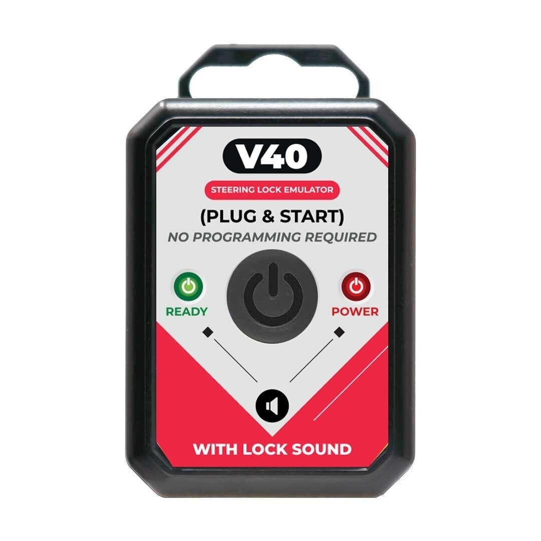 Volvo V40 2012–2019 ESL / ELC / SCL Steering Lock Emulator with Lock Sound (No Programming Required) Volvo V40 2012–2019 ESL / ELC / SCL Steering Lock Emulator with Lock Sound (No Programming Required)