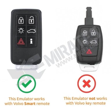 Volvo S60 / S80 / XC60 / XC70 ESL / ELV vairo užrakto emuliatorius su garso imitacija (nereikalingas programavimas)