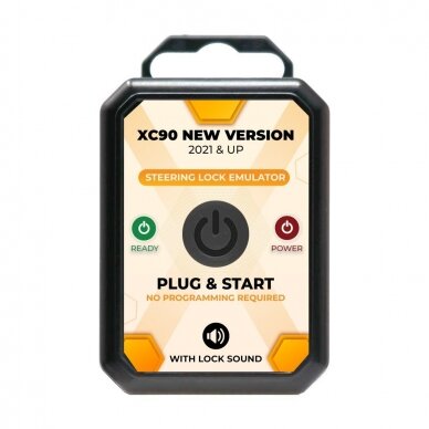 Volvo XC90 II / V60 II / XC60 II / S90 II Steering Lock Emulator with Lock Sound (2021 and Up, No Programming Required)