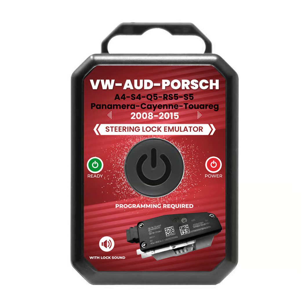 VW / Audi / Porsche 2008+ ESL / ELV vairo užrakto emuliatorius – su užrakto garsu – reikalingas programavimas VW / Audi / Porsche 2008+ ESL / ELV vairo užrakto emuliatorius – su užrakto garsu – reikalingas programavimas
