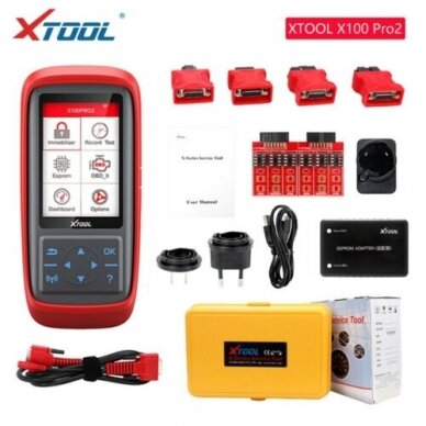 Xtool X100 PRO2 raktų imobilaizerio OBD programatorius Xtool X100 PRO2 raktų imobilaizerio OBD programatorius